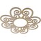 Ekena Millwork Cohen Wood Fretwork Pierced Ceiling Medallion, Birch, 36"OD x 12 1/4"ID x 3/8"T CMWP36X36X0375COBI - alternate 5